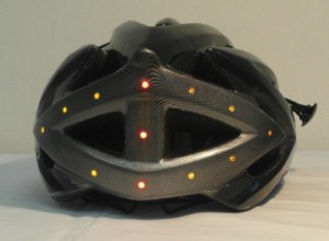 LED light turning signal bike helmet back 500