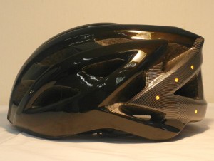LED light turning signal bike helmet left